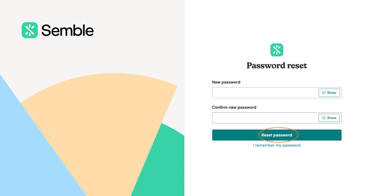 Semble Sample Login to Semble