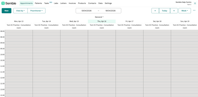 Semble calendar