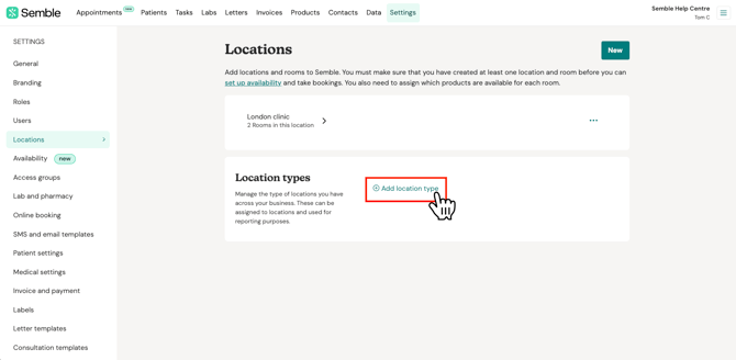 add location type