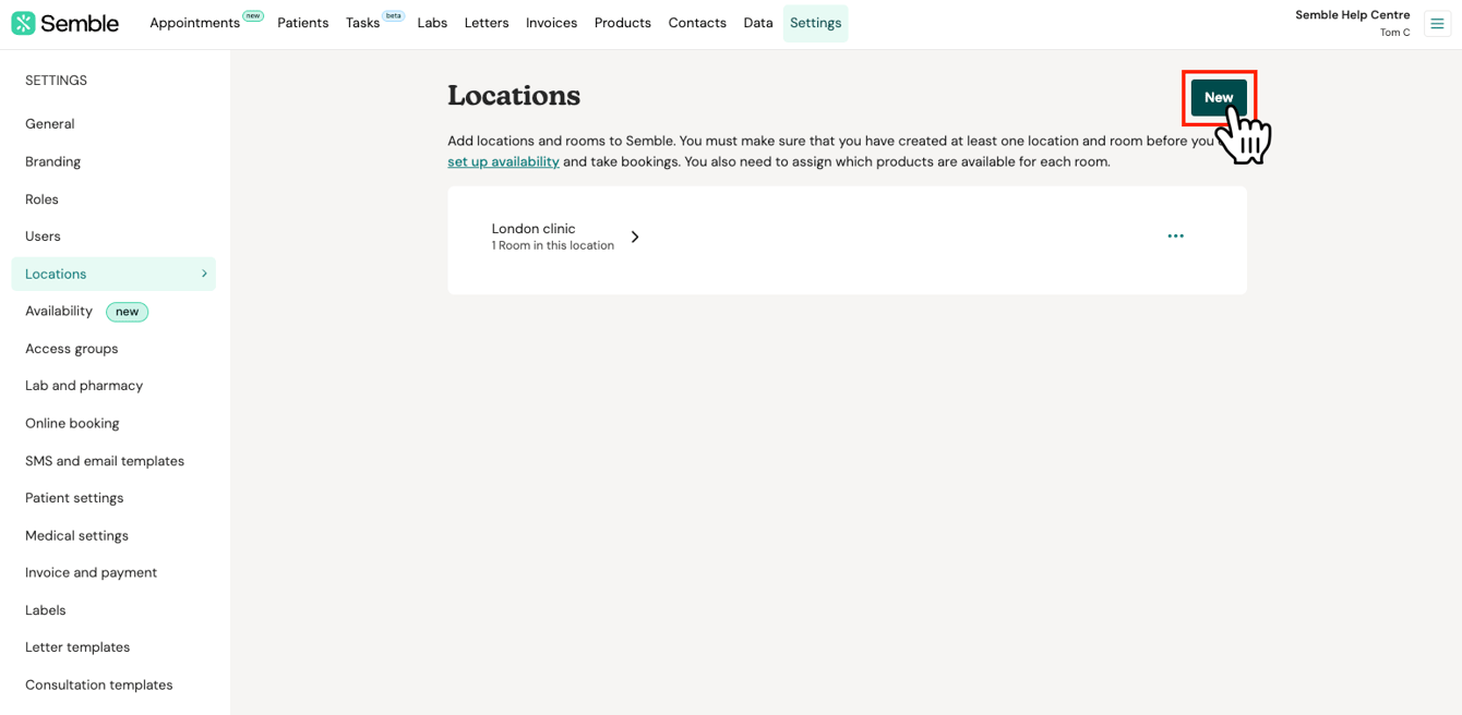 Managing Locations