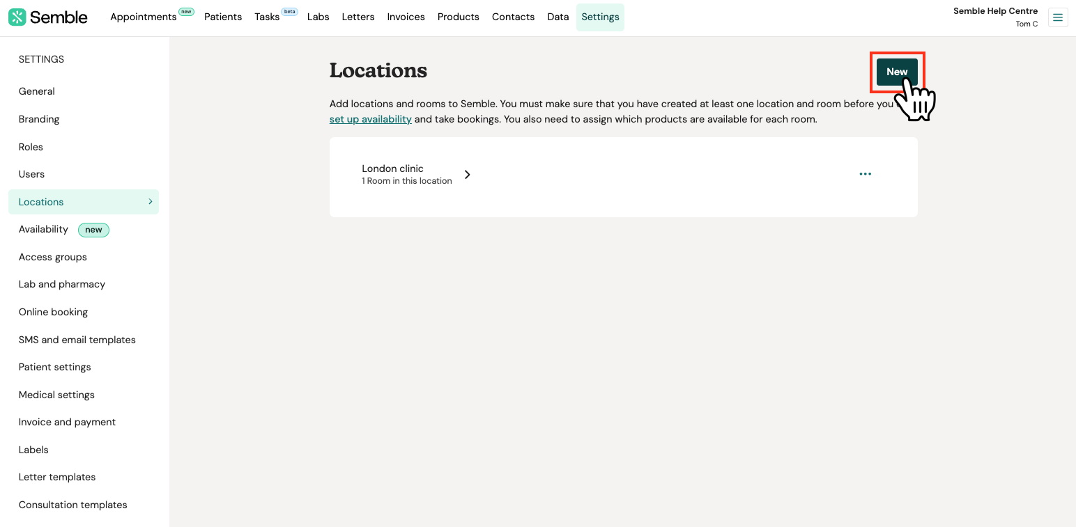 Managing Locations