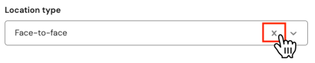 remove location type