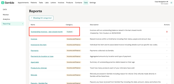 report  see new report