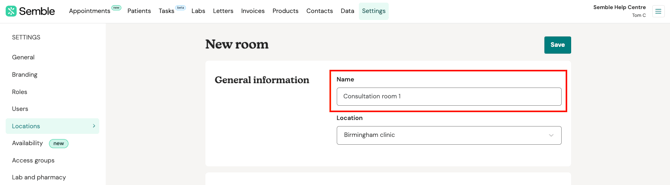 room  add name